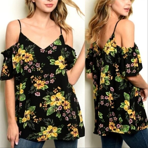 FLORAL TOP - Picture 2 of 2